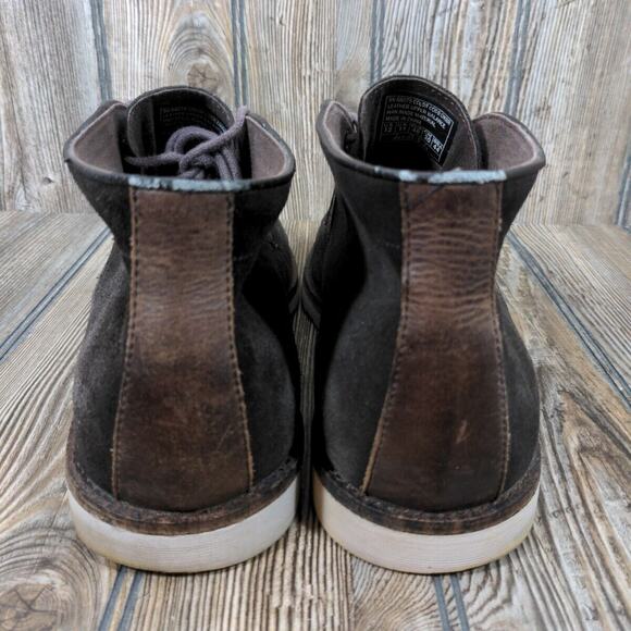 Mark Nason Skechers Brown Leather Chukka Boots Men‎ Sz 12 Ankle Shoes SN68079